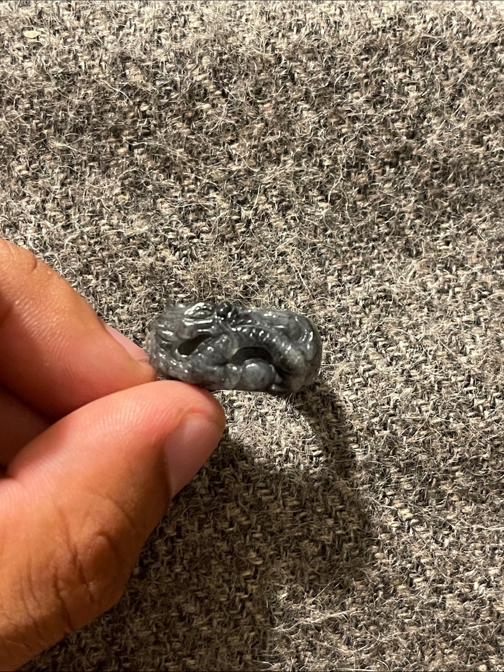Jade dragon ring